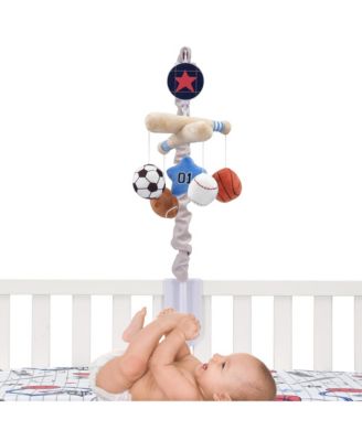 Baby Sports Musical Baby Crib Mobile Soother Toy - Gray