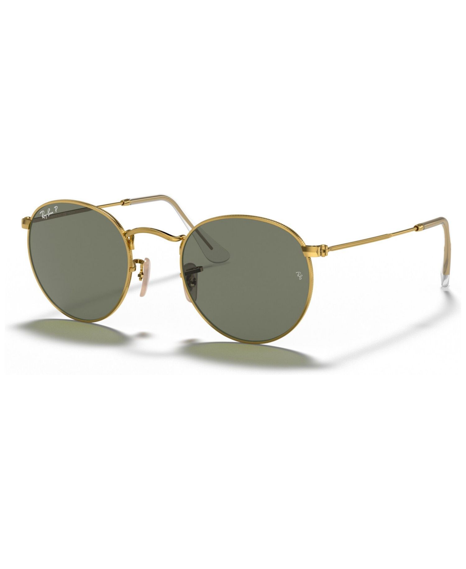 ROUND METAL Polarized Sunglasses, RB3447 50