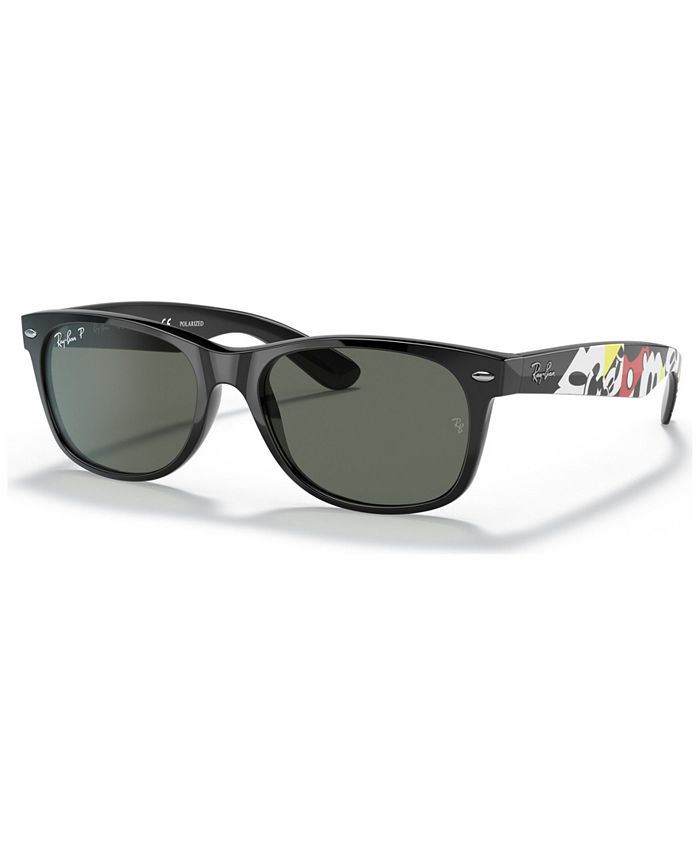 Ray-Ban Disney Unisex Polarized Sunglasses, New Wayfarer RB2132 55 &  Reviews - Sunglasses by Sunglass Hut - Handbags & Accessories - Macy's