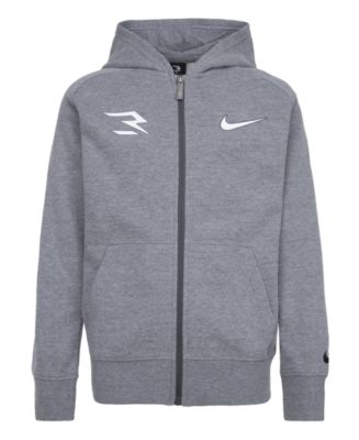 Nike 3BRAND by Russell Wilson Big Boys Icon Zip Up Hoodie - Macy's