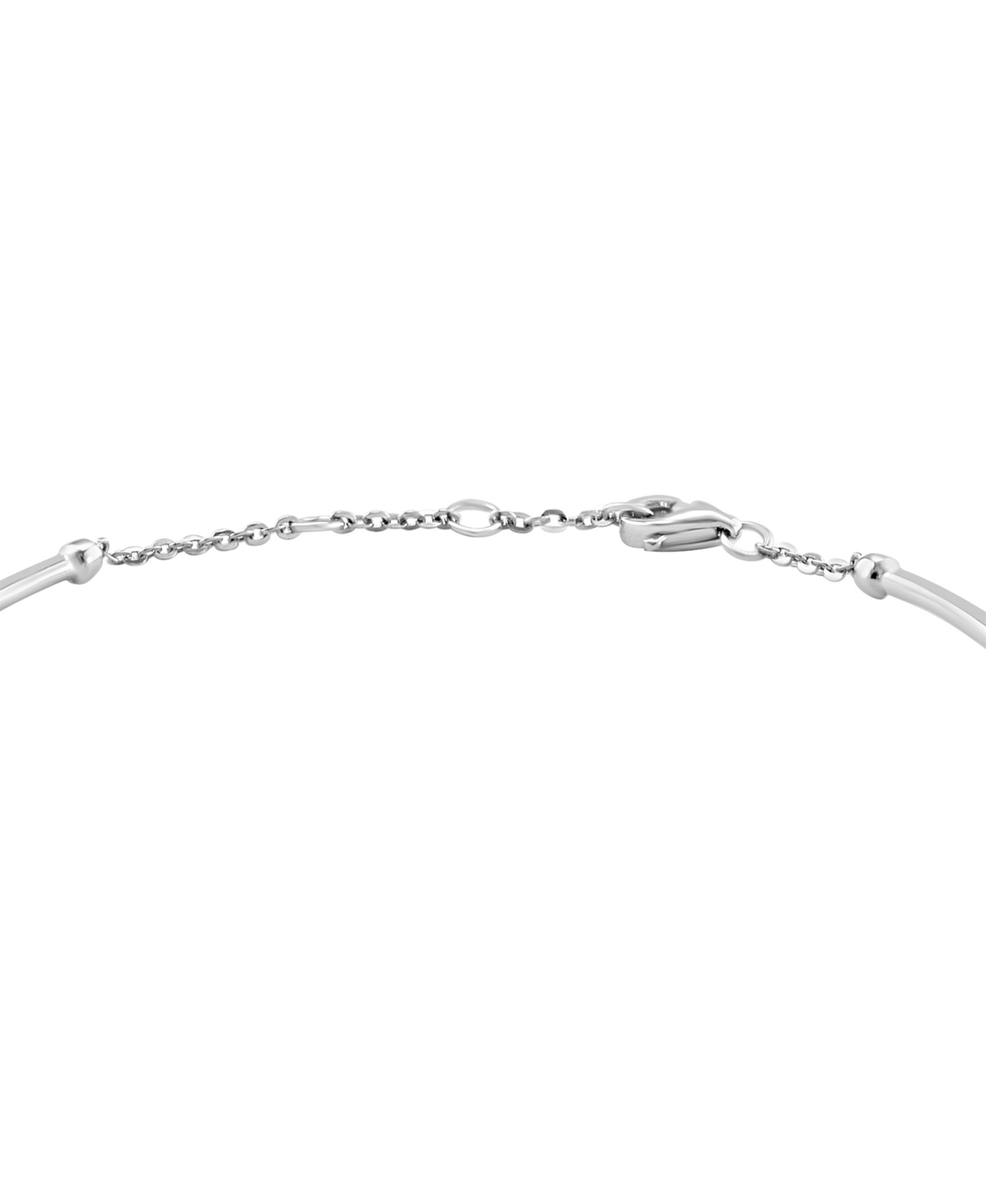 Lali Jewels Sapphire (5/8 ct. t.w.) and Diamond (1/3 ct. t.w.) Bangle in 14K- White Gold