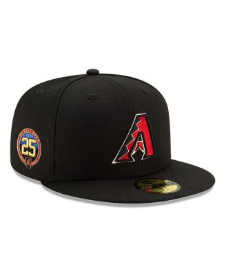 Men's Black Arizona Diamondbacks 25th Anniversary 59FIFTY Fitted Hat