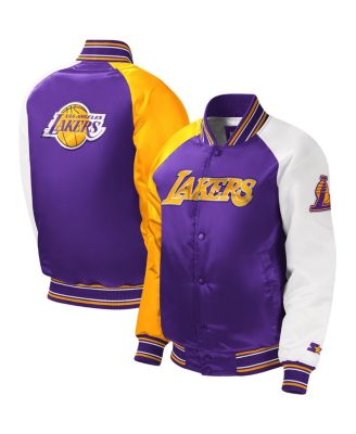 Starter Women's shops Los Angeles Lakers Snap Jacket Size Small