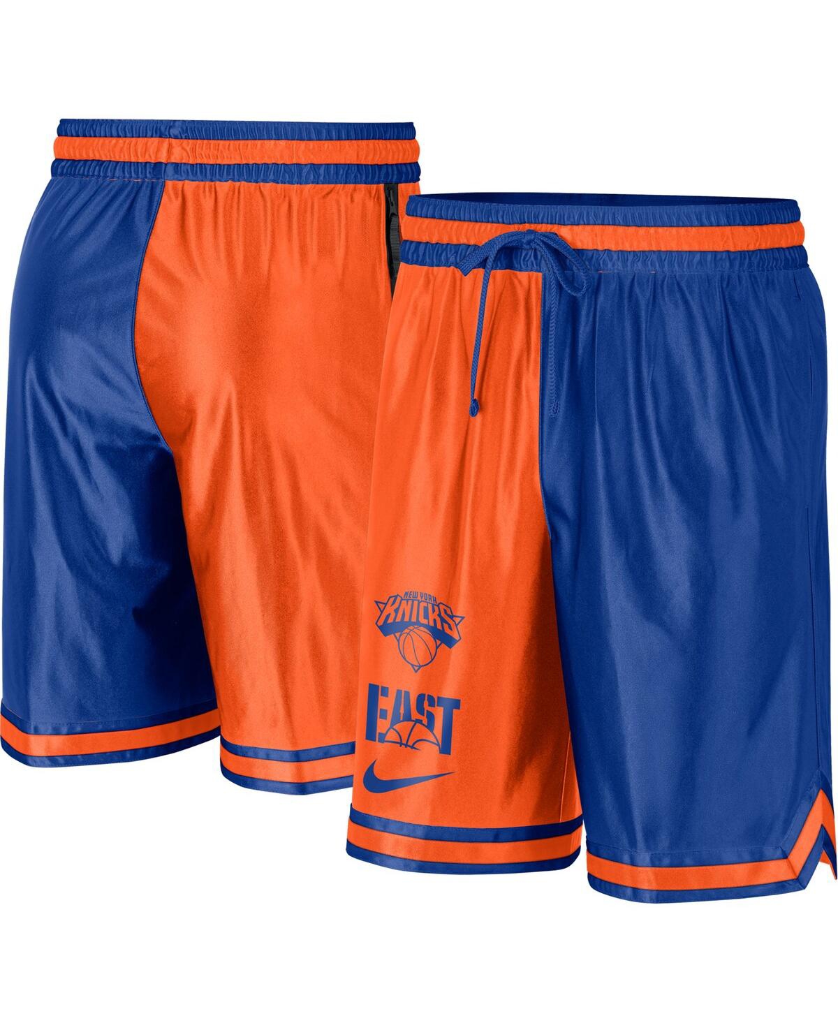 Nike New York Knicks Courtside  Men's Dri-fit Nba Graphic Shorts In Blue,orange