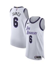 Outerstuff Lebron James Los Angeles Lakers #23 Youth City Edition Player  Name & Number Pullover Hoodie