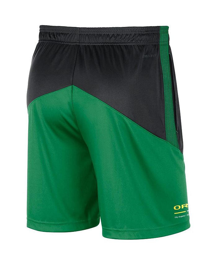 Nike Men's Black, Green Oregon Ducks Team Performance Knit Shorts Macy's