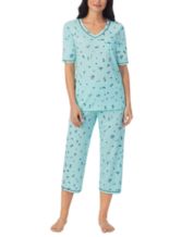Women's Cuddl Duds® Henley Pajama Top and Banded Bottom Pajama Pants Sleep  Set