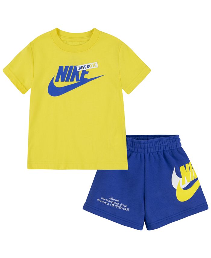 Nike Toddler Boys Icon T-shirt and Shorts Set & Reviews - Activewear - Kids  - Macy's