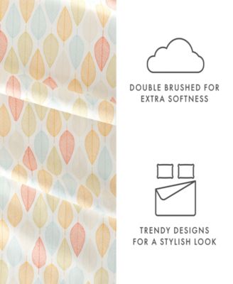 The Boho & Beyond Premium Ultra Soft Pattern 3-Pc. Sheet Set, Twin