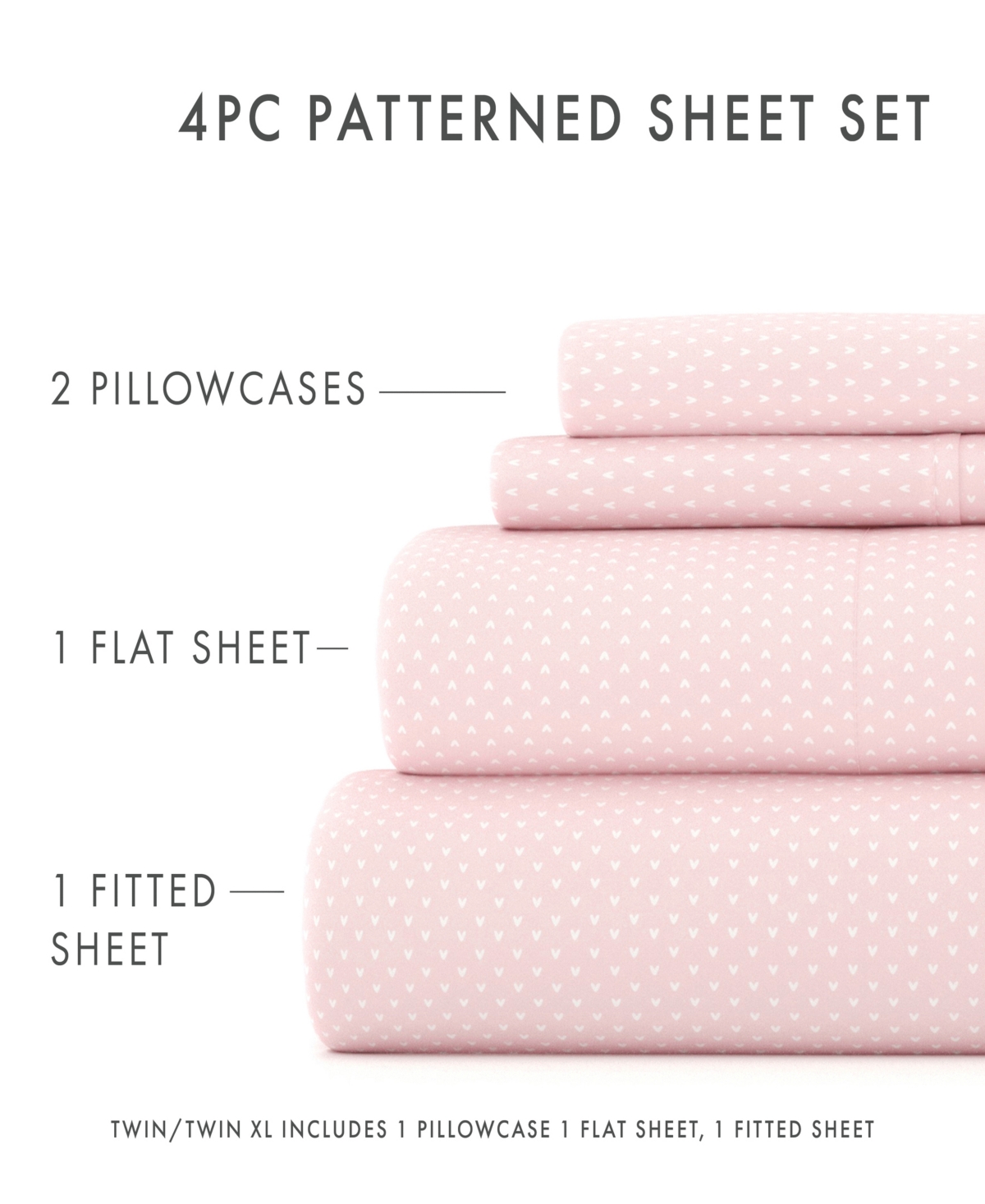 The Boho & Beyond Premium Ultra Soft Pattern 4 Piece Bed Sheet Set by Home Collection -