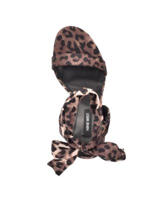 Women's Kelsie Ankle Wrap Sculpted Heel Sandals