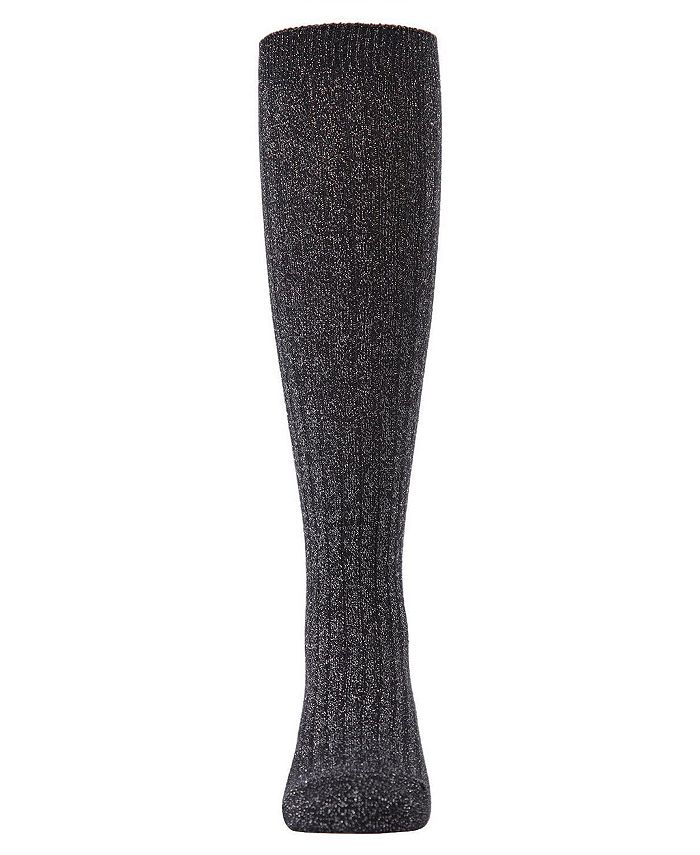 MeMoi Girl's Ribbed Shimmer Knee High Socks - Macy's