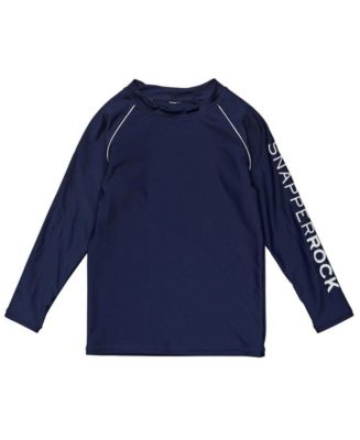 Snapper Rock Toddler|Child Boys Navy Sustainable LS Rash Top - Macy's