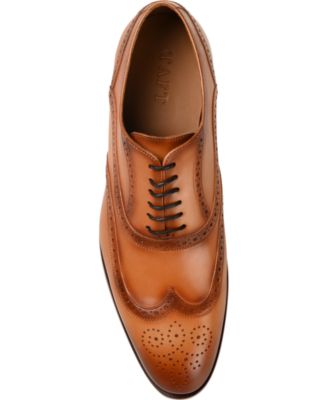 Men's Beck Handcrafted Brogue Wingtip Leather Dress Shoes