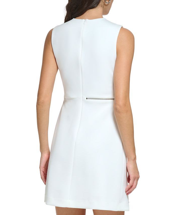 Women's 2025 Summer A-Line Sleeveless Crewneck Print Dress - Flowy Casual Midi For Beach, Vacation & Parties
