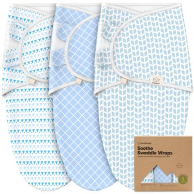 3pk Soothe Baby Swaddle, Organic Baby Swaddle Sleep Sacks, Newborn, Infant Swaddle Sack