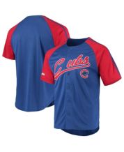 Profile Men's Royal/Red Chicago Cubs Solid V-Neck T-Shirt