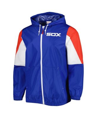 Men's Royal Chicago White Sox Throw It Back Full-Zip Windbreaker Jacket