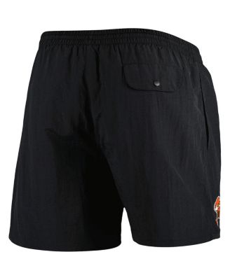Men's Black Cleveland Browns Team Essentials Nylon Shorts