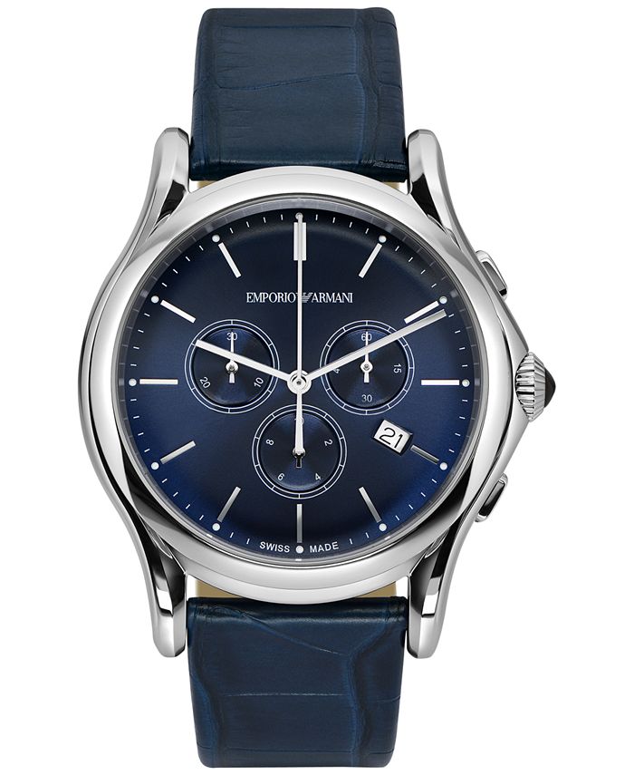 Emporio Armani Swiss Emporio Armani Men s Swiss Chronograph Blue