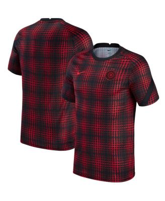 Men's Black Portland Thorns FC 2021/2022 Pre-Match Performance Top