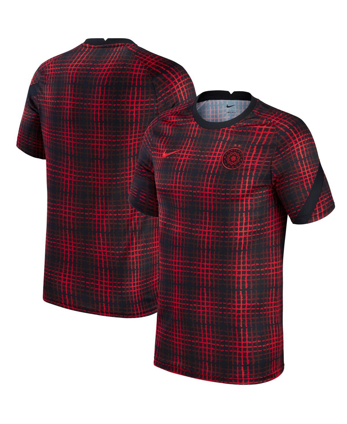 Men's NikePortland Thorns Fc 2021/2022 Pre-Match Performance Top - Black