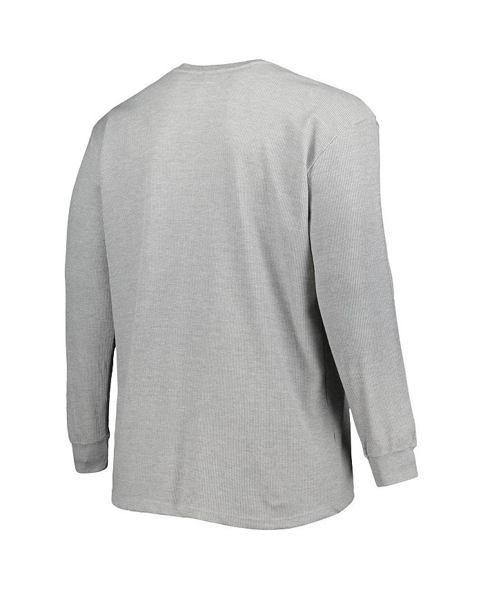 Fanatics Men's Heathered Gray Cleveland Browns Big and Tall Thermal