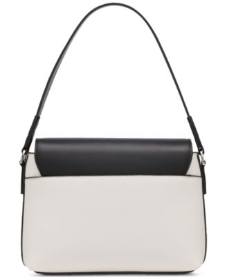 Millie Small Convertible Shoulder Bag with Striped Crossbody Strap