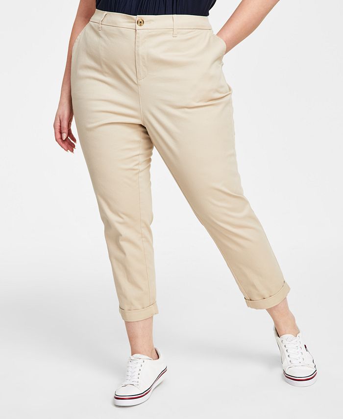 Tommy Hilfiger TH Flex Plus Size Hampton Chino Pants & Reviews - Pants &  Capris - Plus Sizes - Macy's