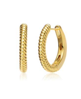 Cubic Zirconia Elegant Small Hoop Earrings