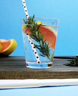 Dressed Up Assorted Clear Tumblers, Set of 4