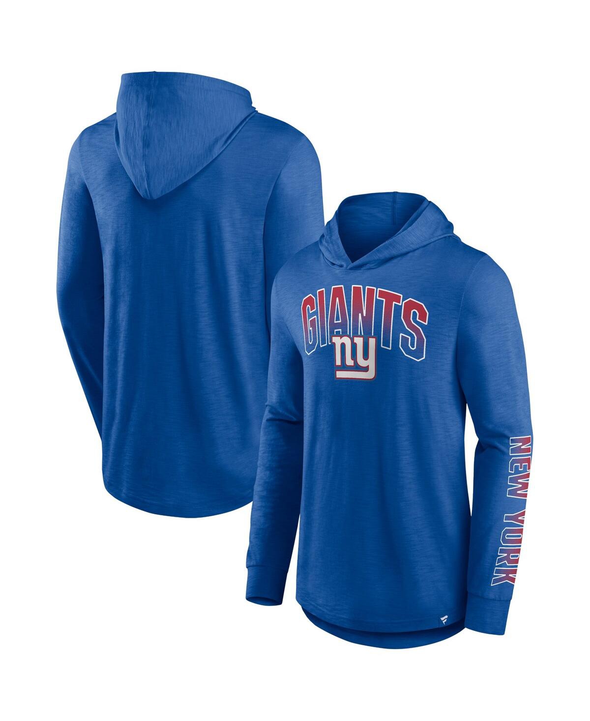 Fanatics Men's  Royal New York Giants Front Runner Pullover Hoodie In Royal