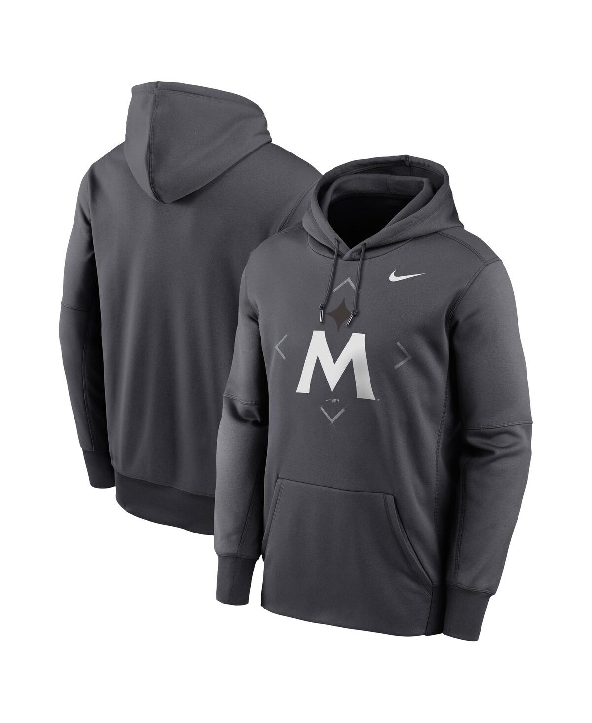 Shop Nike Men's  Anthracite Minnesota Twins 2023 Bracket Therma Performance Pullover Hoodie