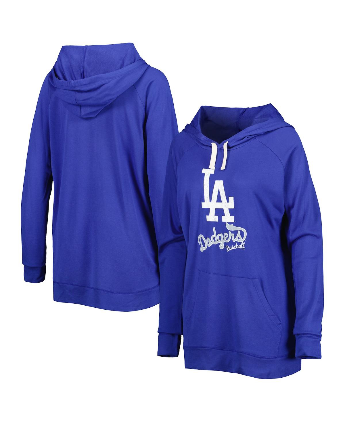 Touché Women's Touch Royal Los Angeles Dodgers Pre-game Raglan Pullover Hoodie