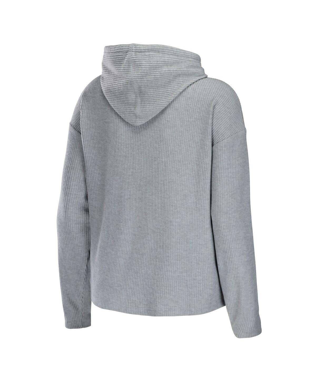 Wear By Erin Andrews Women's  Heathered Gray Washington Commanders Pullover Hoodie And Pants Lounge S In Heathered Gray