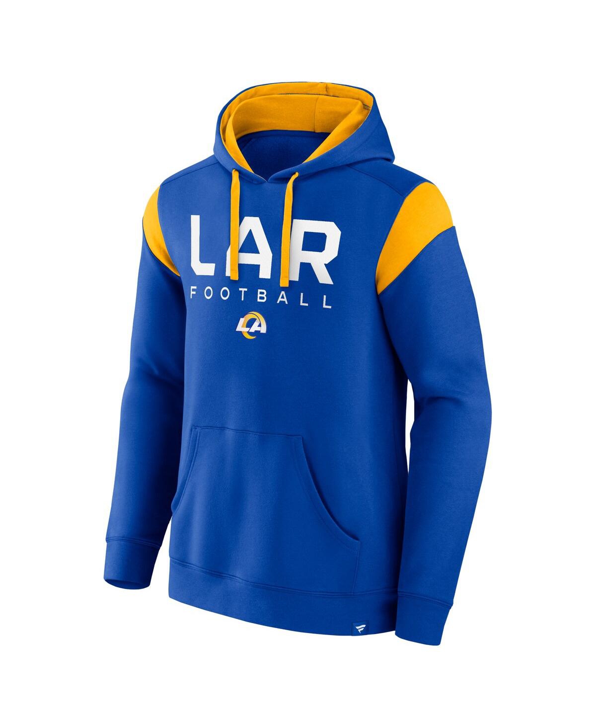 Fanatics Branded Royal Los Angeles Rams Call The Shot Pullover Hoodie In Royal