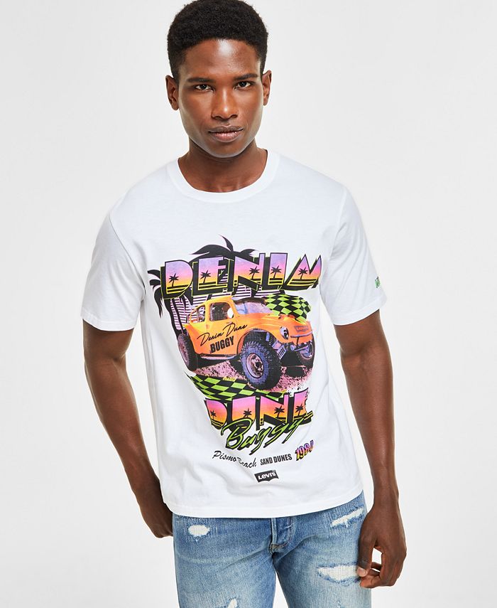 Levi's Men's Relaxed-Fit Dune Buggy Graphic T-Shirt & Reviews - T-Shirts -  Men - Macy's
