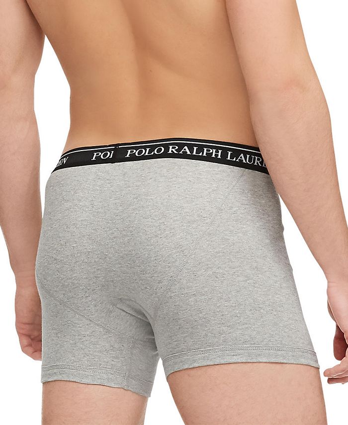 Polo Ralph Lauren Men's Classic Cotton Boxer Briefs, 5Pack Macy's