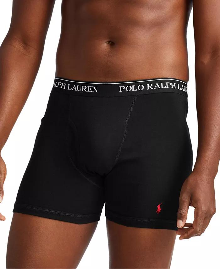 Men's 5-Pack Classic Cotton Boxer Briefs - thumbnail 8