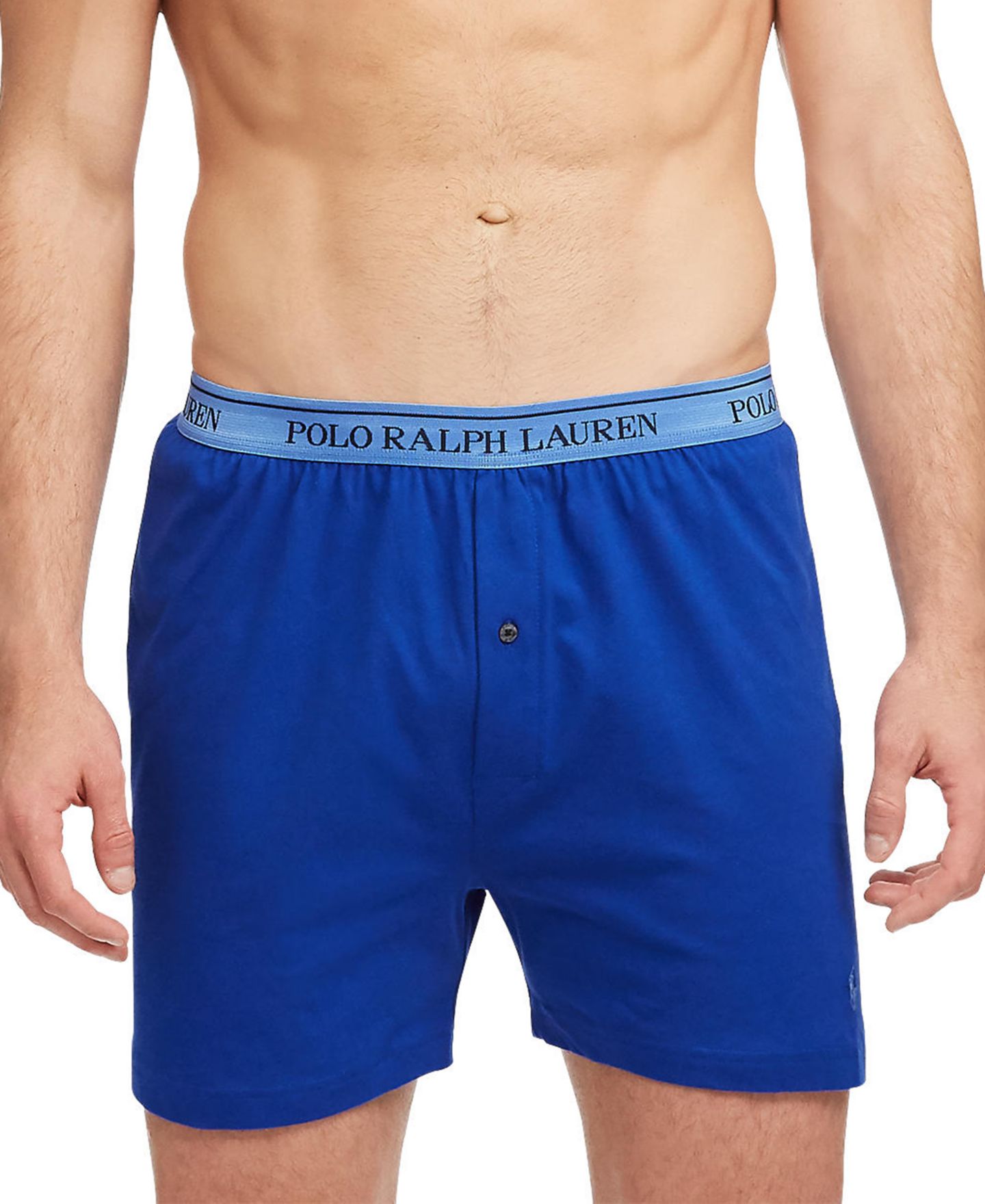Трусы-боксеры Classic-Fit для мужчин, хлопок, 5 шт. — Polo Ralph Lauren, цвет: Синий — фото 7