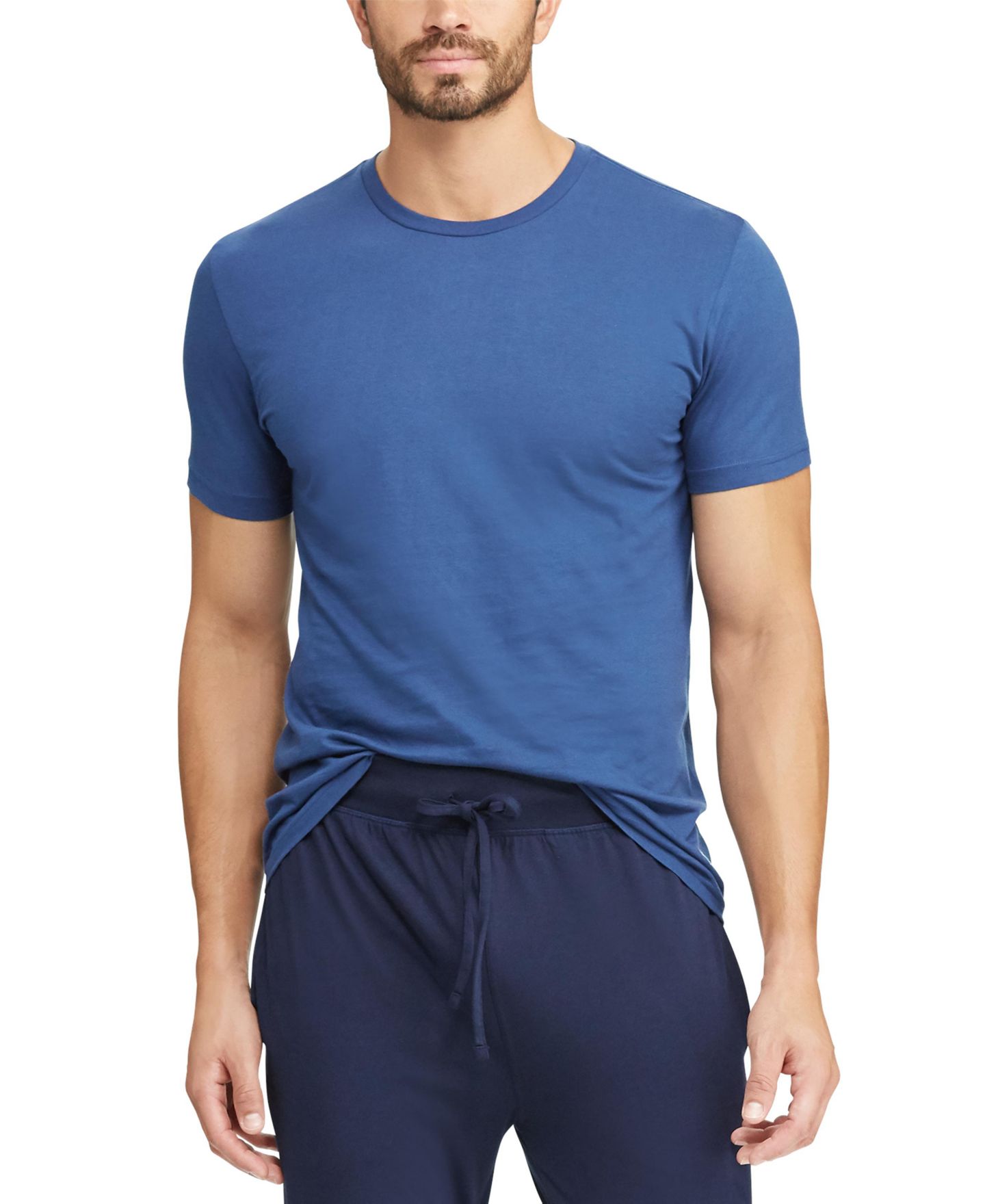 Мужские топы Polo Ralph Lauren 3-Pack Classic Undershirts, цвет: Синий / Тёмно-синий — фото 2