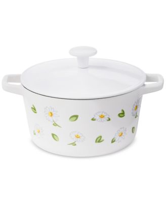 The Cellar - Enameled Cast Iron Daisy 3-Qt Dutch Oven