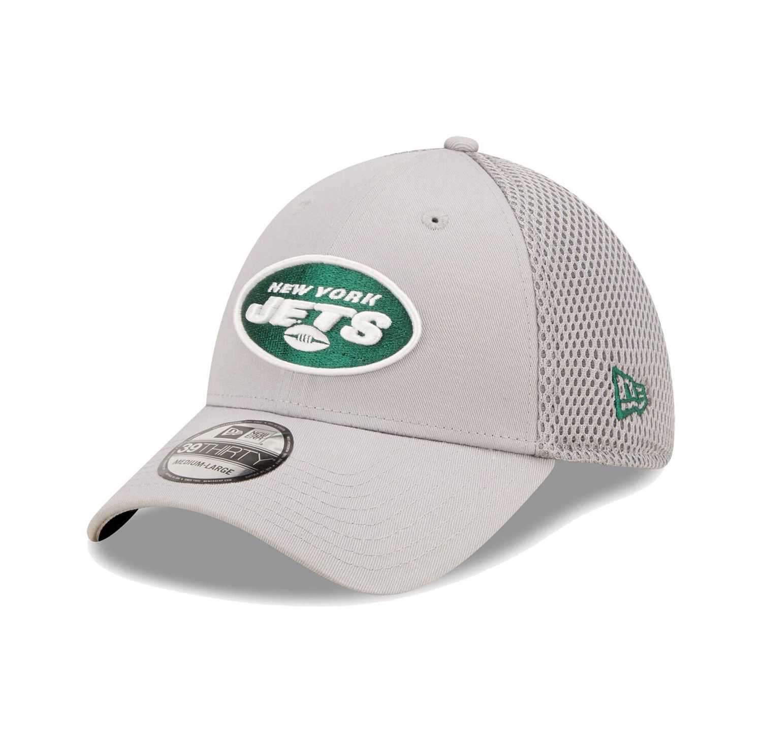 Men's Gray New York Jets Team Neo 39Thirty Flex Hat