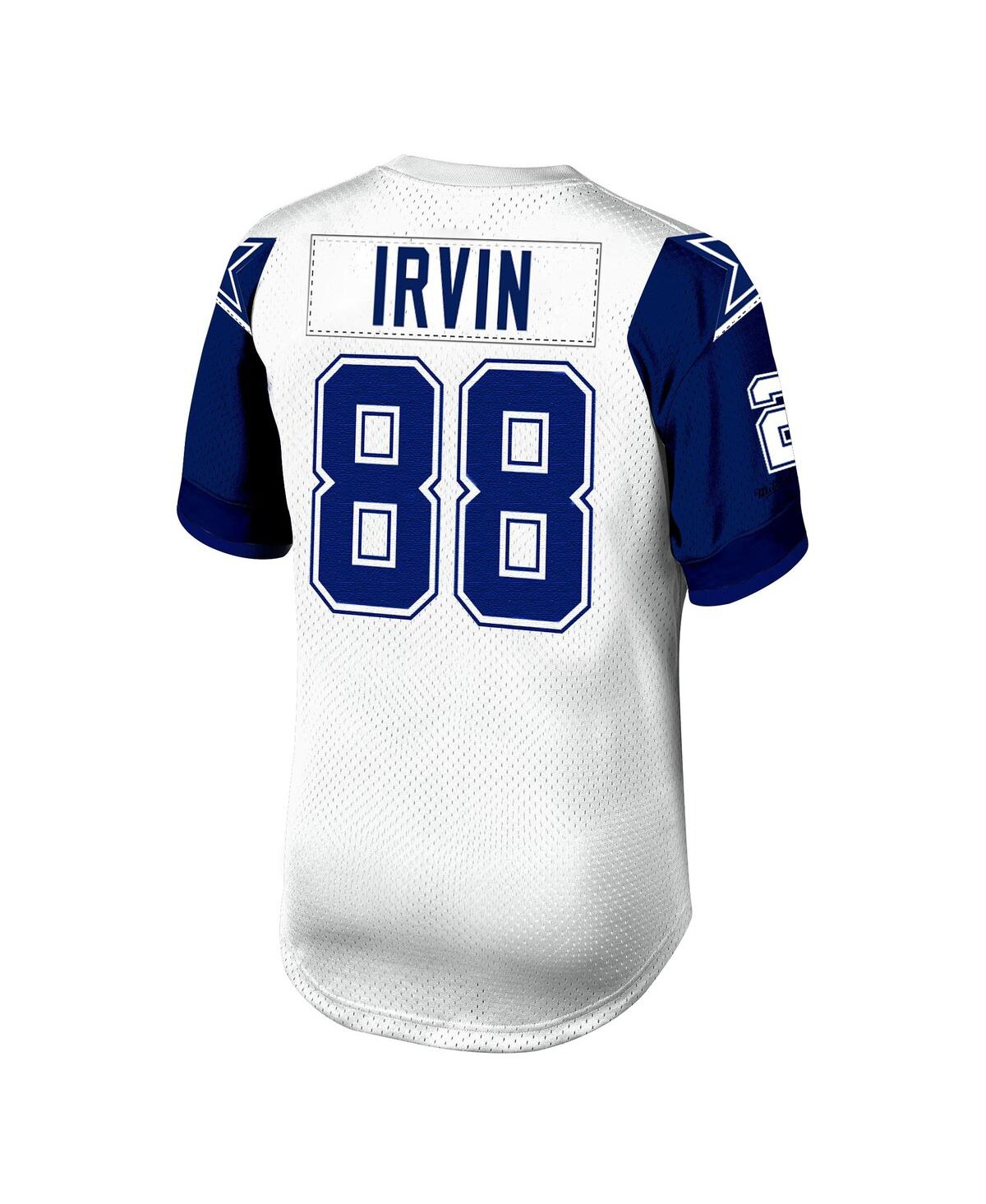 Men's Mitchell & Ness Michael Irv Navy Dallas Cowboys 1994 Authentic Retired Player Jersey - White, Navy