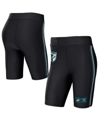 Women's Black Philadelphia Eagles Biker Shorts