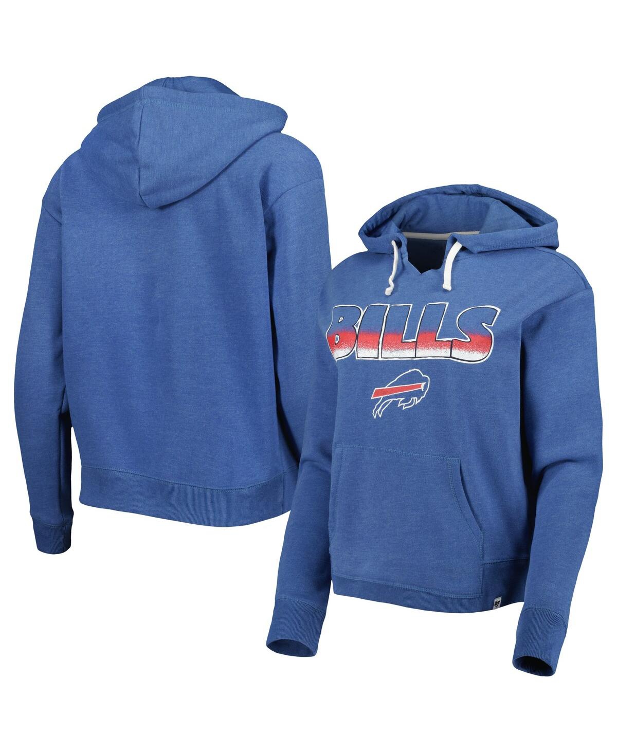 47 Brand Women's ' Royal Buffalo Bills Color Rise Kennedy Pullover ...