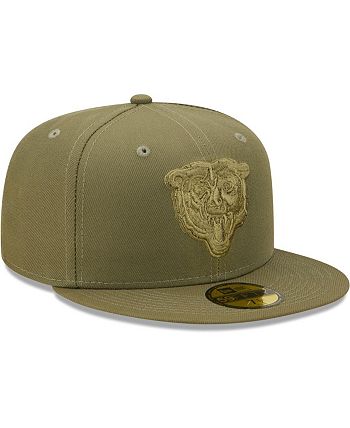 Men's New Era Olive Chicago Bears Color Pack 59FIFTY Fitted Hat