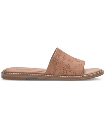 Lucky Brand Women s Keshy Patterned Band Flat Sandals Macy s