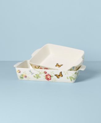Butterfly Meadow Rectangular Baker 2-Piece Set
