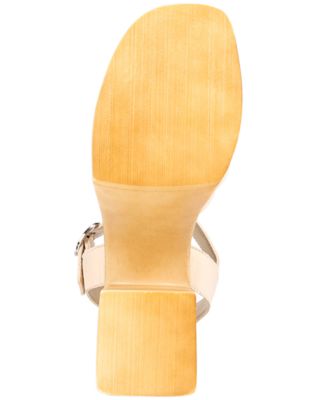 Sam Edelman Suzannah Strappy Wooden Platform Sandals